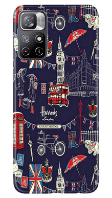 Love London Mobile Back Case for Redmi Note 11 (Design - 75)