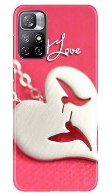 Just love Mobile Back Case for Redmi Note 11 (Design - 88)