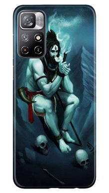 Lord Shiva Mahakal2 Mobile Back Case for Redmi Note 11 (Design - 98)