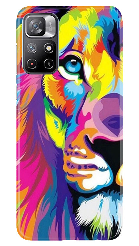 Colorful Lion Case for Redmi Note 11  (Design - 110)