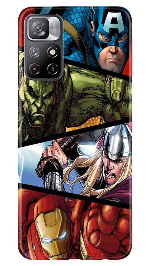 Avengers Superhero Case for Redmi Note 11  (Design - 124)