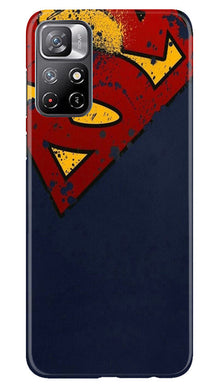Superman Superhero Mobile Back Case for Redmi Note 11  (Design - 125)