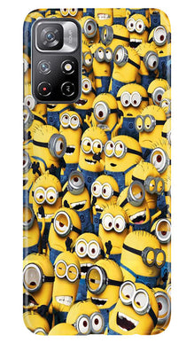 Minions Mobile Back Case for Redmi Note 11  (Design - 126)