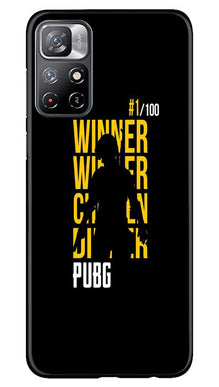Pubg Winner Winner Mobile Back Case for Redmi Note 11  (Design - 146)