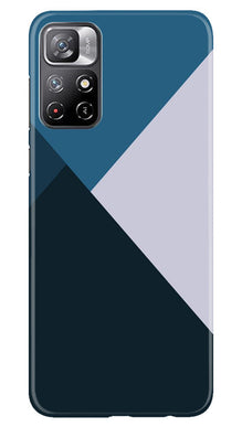 Blue Shades Mobile Back Case for Redmi Note 11 (Design - 157)