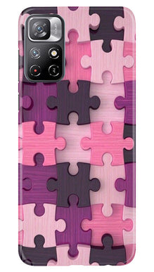 Puzzle Mobile Back Case for Redmi Note 11 (Design - 168)