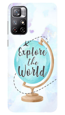 Explore the World Mobile Back Case for Redmi Note 11 (Design - 176)