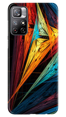 Modern Art Mobile Back Case for Redmi Note 11 (Design - 197)