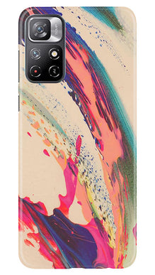 Modern Art Mobile Back Case for Redmi Note 11 (Design - 202)