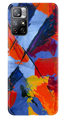 Modern Art Mobile Back Case for Redmi Note 11 (Design - 208)