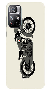 Travel Bus Mobile Back Case for Redmi Note 11 (Design - 227)