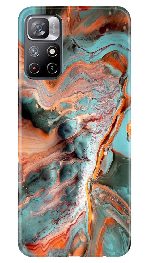 Marble Texture Mobile Back Case for Redmi Note 11 (Design - 270)