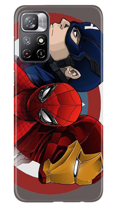 Marble Texture Mobile Back Case for Redmi Note 11 (Design - 272)