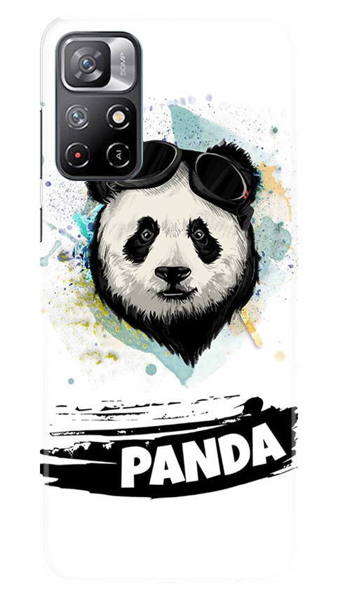 Panda Moon Mobile Back Case for Redmi Note 11 (Design - 280)
