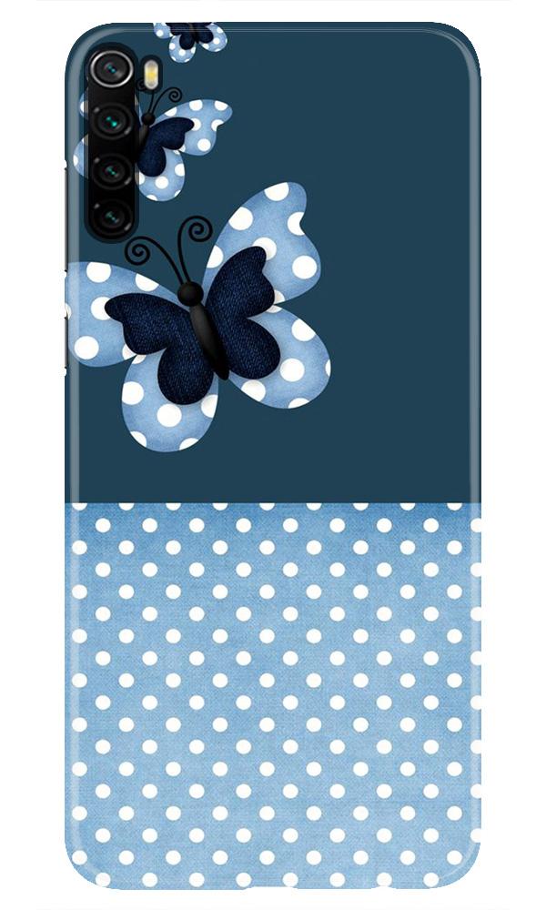 White dots Butterfly Case for Xiaomi Redmi Note 8