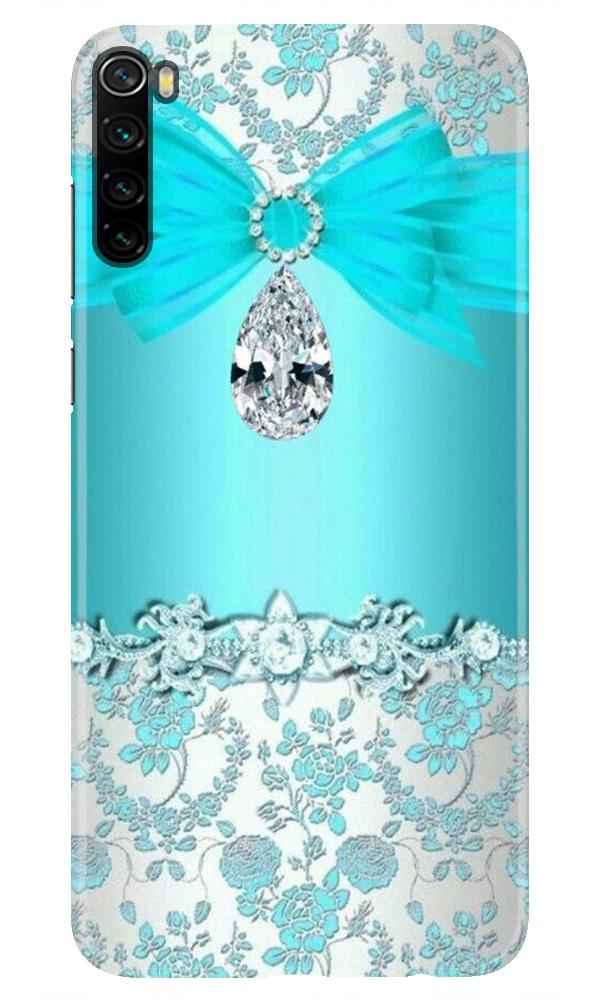 Shinny Blue Background Case for Xiaomi Redmi Note 8