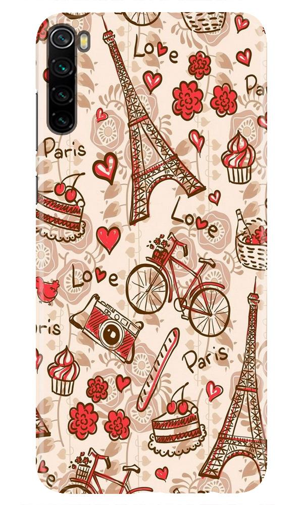 Love Paris Case for Xiaomi Redmi Note 8  (Design - 103)