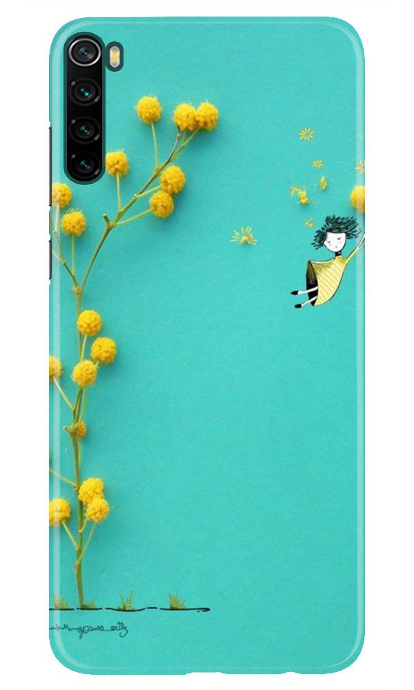 Flowers Girl Case for Xiaomi Redmi Note 8 (Design No. 216)