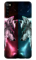 Wolf fight Case for Xiaomi Redmi Note 8 (Design No. 221)