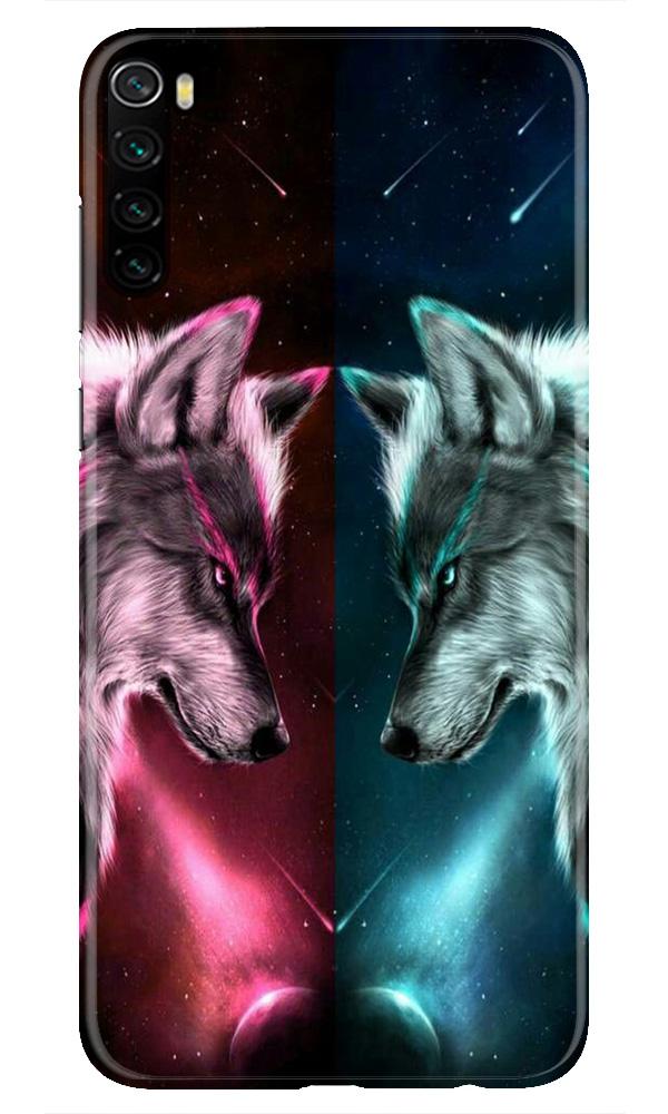 Wolf fight Case for Xiaomi Redmi Note 8 (Design No. 221)