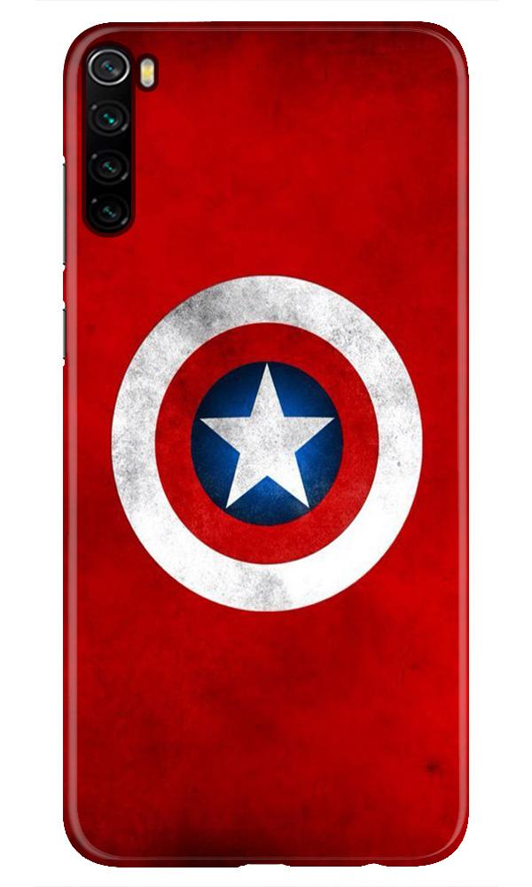 Captain America Case for Xiaomi Redmi Note 8 (Design No. 249)