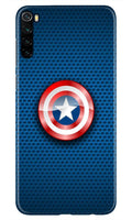 Captain America Shield Case for Xiaomi Redmi Note 8 (Design No. 253)