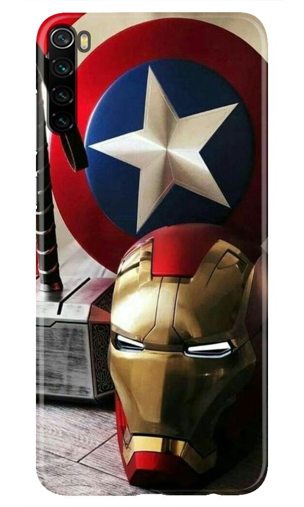 Ironman Captain America Case for Xiaomi Redmi Note 8 (Design No. 254)
