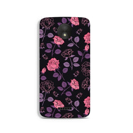 Rose Pattern Case for Moto C Plus