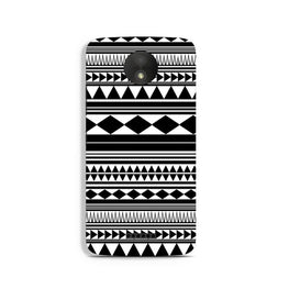 Black white Pattern Case for Moto C