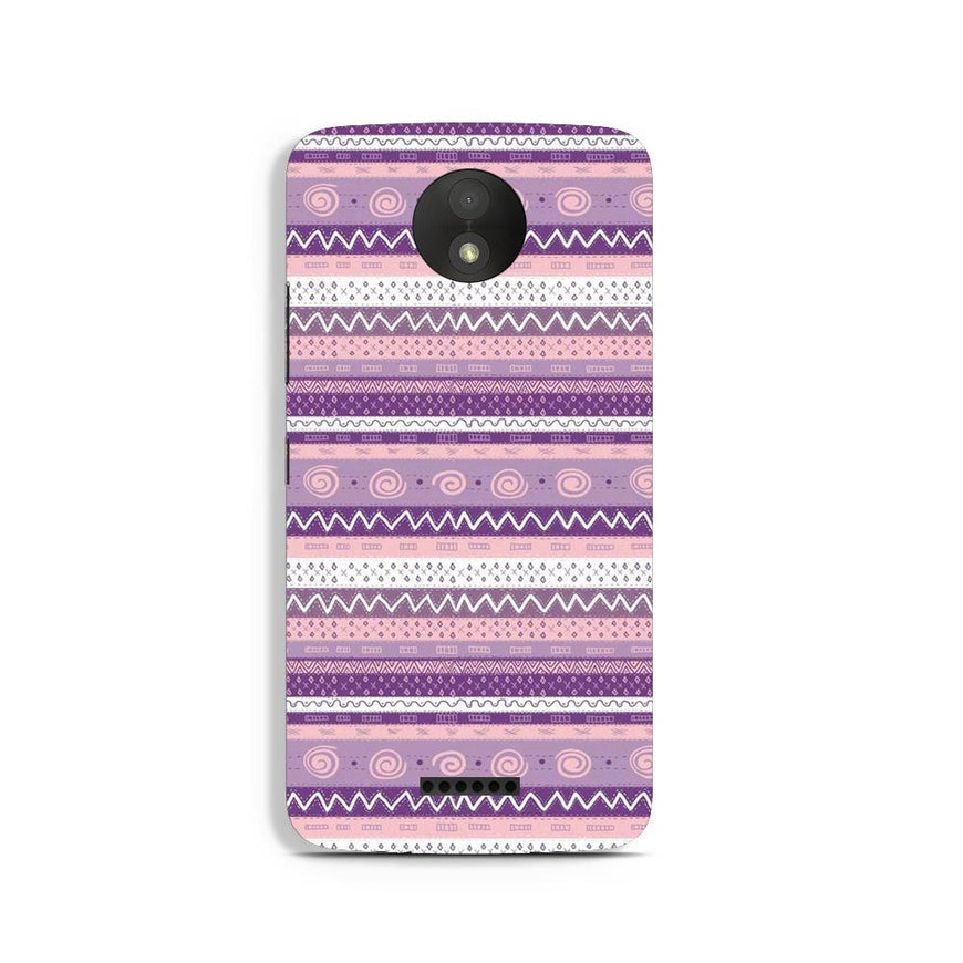 Zigzag line pattern3 Case for Moto C