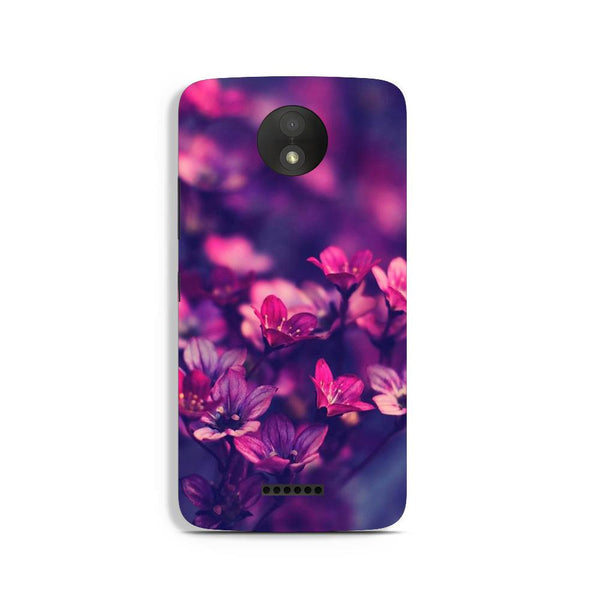 flowers Case for Moto C