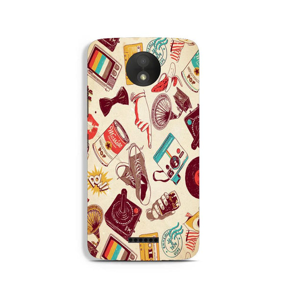 Vintage Case for Moto C