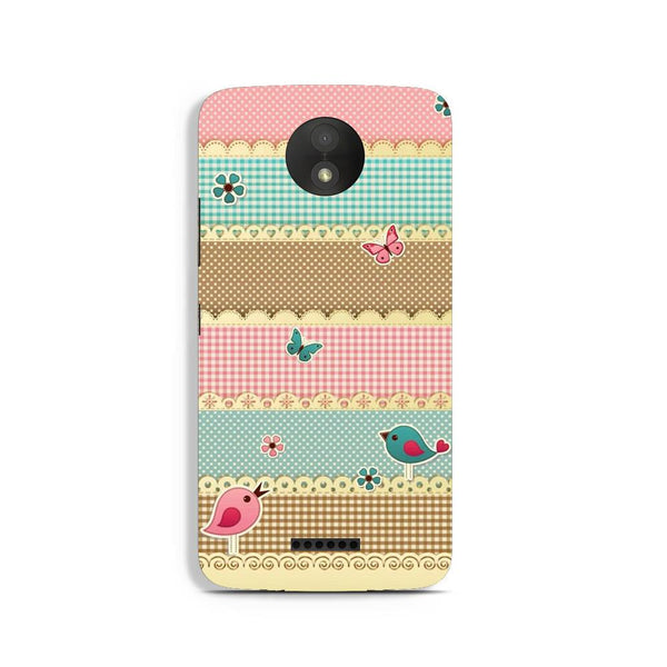 Gift paper Case for Moto C Plus