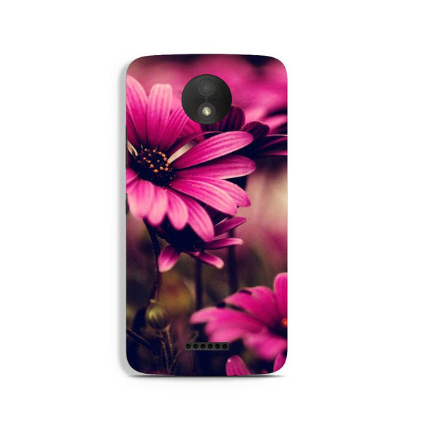 Purple Daisy Case for Moto C
