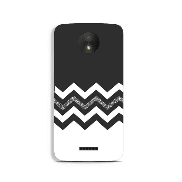 Black white Pattern2Case for Moto C