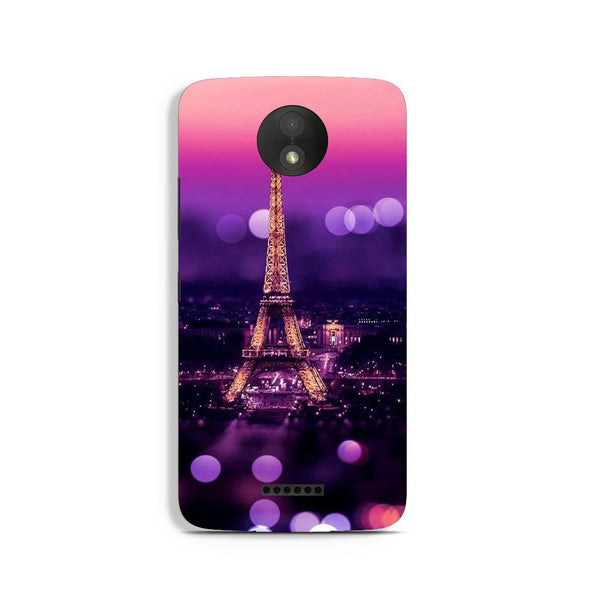 Eiffel Tower Case for Moto C Plus