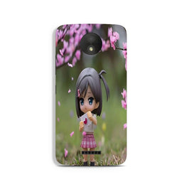 Cute Girl Case for Moto C
