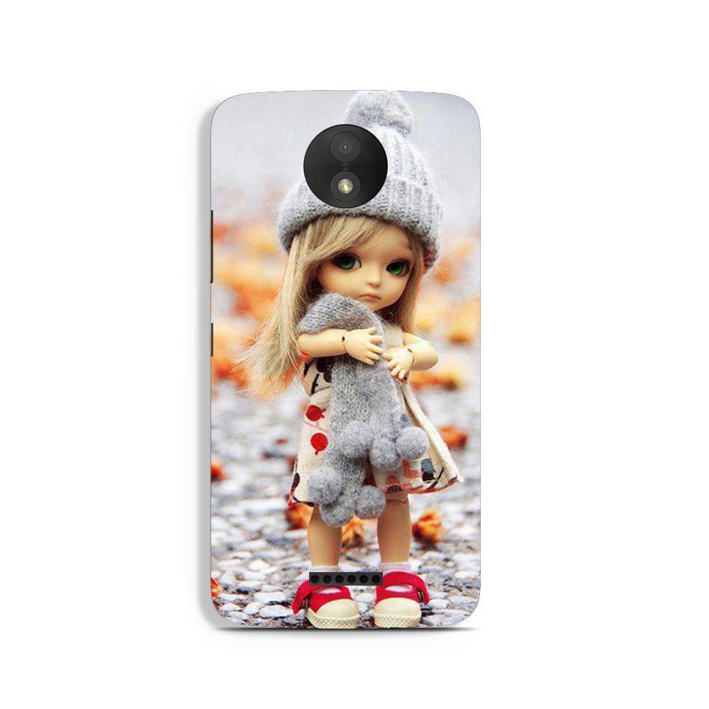 Cute Doll Case for Moto C