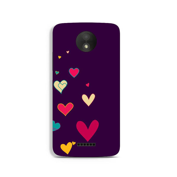 Purple Background Case for Moto C  (Design - 107)