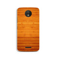 Wooden Look Case for Moto C Plus  (Design - 111)