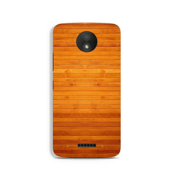 Wooden Look Case for Moto C  (Design - 111)