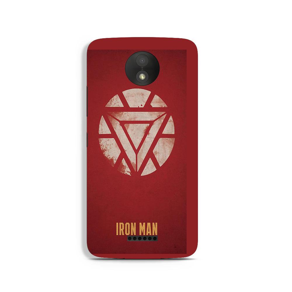 Iron Man Superhero Case for Moto C  (Design - 115)