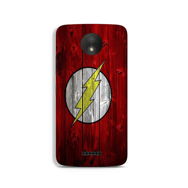 Flash Superhero Case for Moto C  (Design - 116)