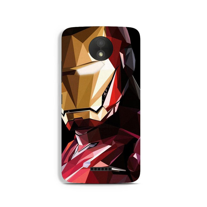 Iron Man Superhero Case for Moto C Plus  (Design - 122)