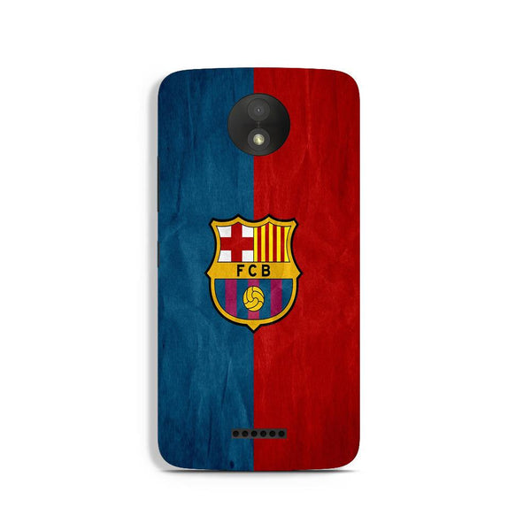 FCB Football Case for Moto C  (Design - 123)