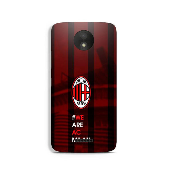 AC Milan Case for Moto C Plus  (Design - 155)