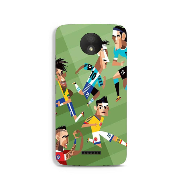 Football Case for Moto C Plus  (Design - 166)