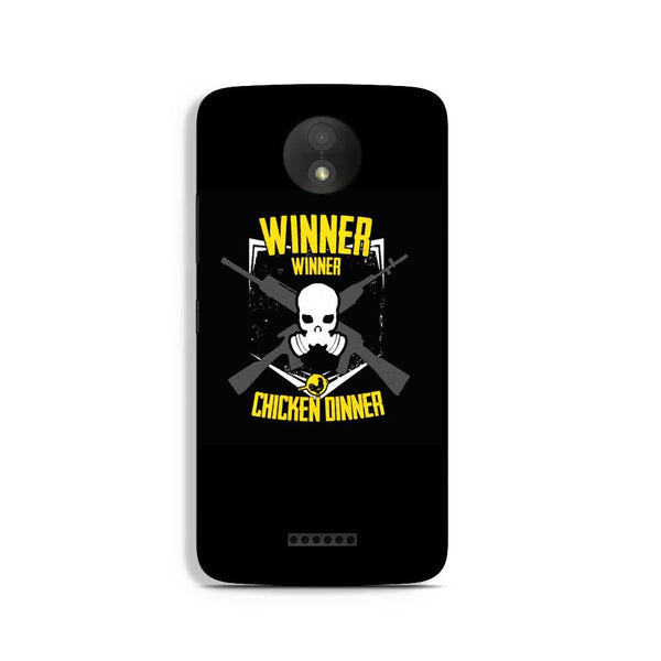 Winner Winner Chicken Dinner Case for Moto C Plus  (Design - 178)