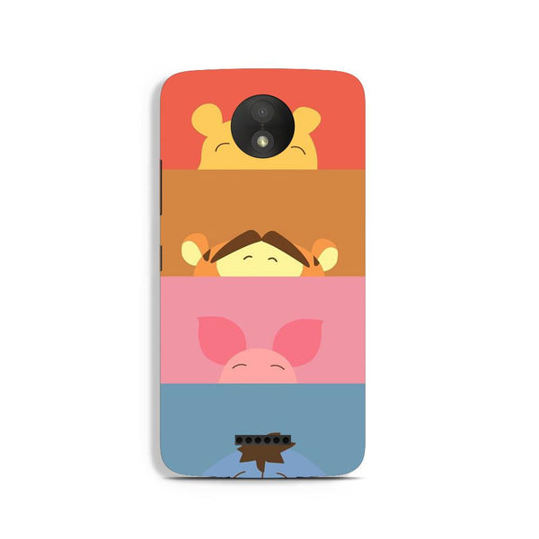 Cartoon Case for Moto C (Design - 183)