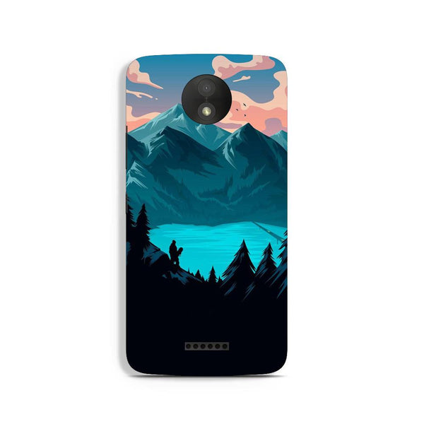 Mountains Case for Moto C (Design - 186)